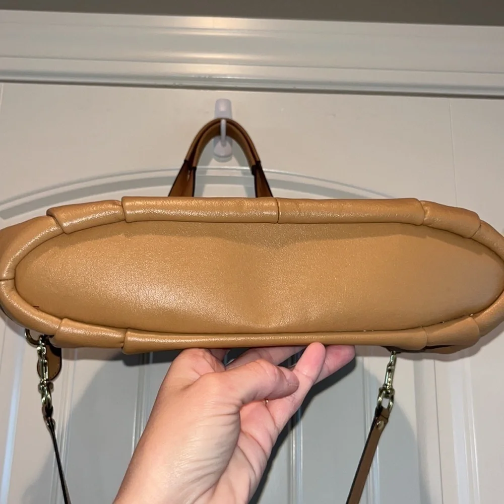 Tan leather Coach North South satchel purse large
Slouchy boho western - Picture 8 of 16